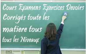 الصورة الرمزية Cours Examens Exercices Devoirs Corrigés toute les matiere tous les Niveaux